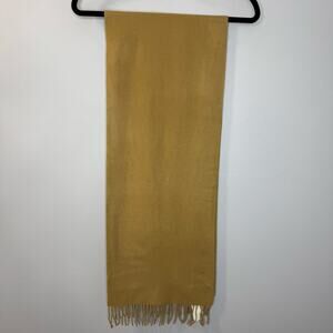 Jos A Bank Cashmere Tan Scarf Classic Luxury Men's New With tag